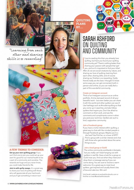 Коллекция проектов для рукодельниц в журнале &laquo;Love Patchwork & Quilting №164 2026&raquo;