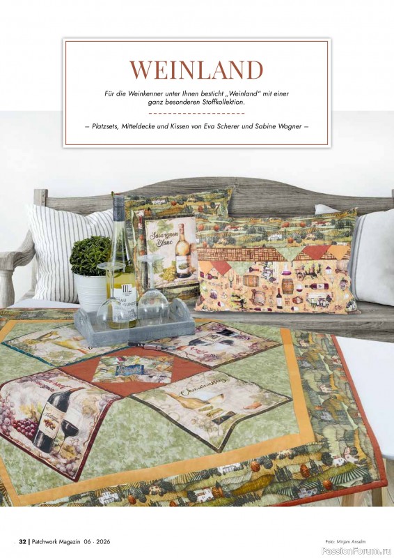 Коллекция проектов для рукодельниц в журнале &laquo;Patchwork Magazin №6 2026&raquo;