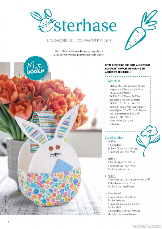 Коллекция проектов для рукодельниц в журнале «Patchwork & Nähen №2 2026»