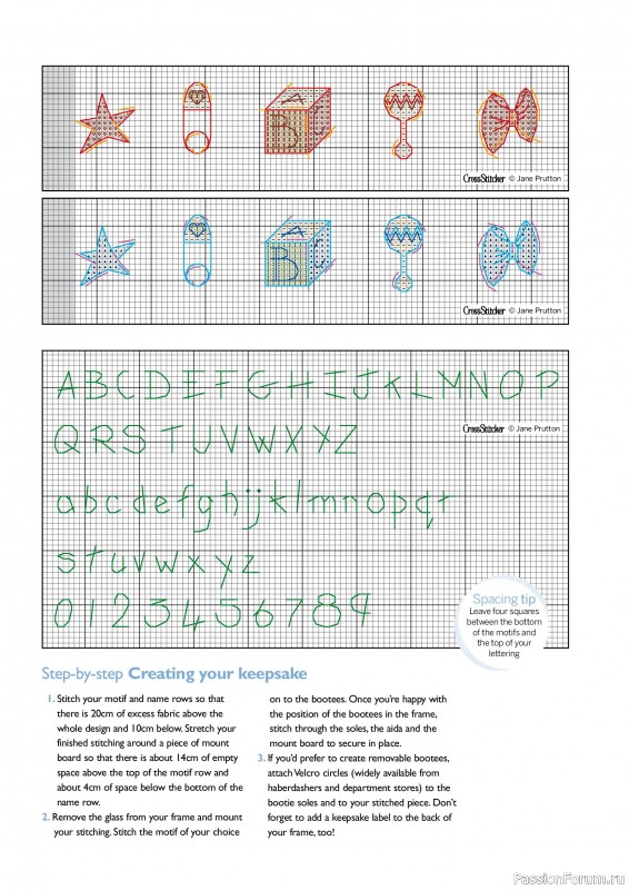Коллекция вышивки в журнале «Cross Stitch Collection - The Ultimate Alphabets 2026»