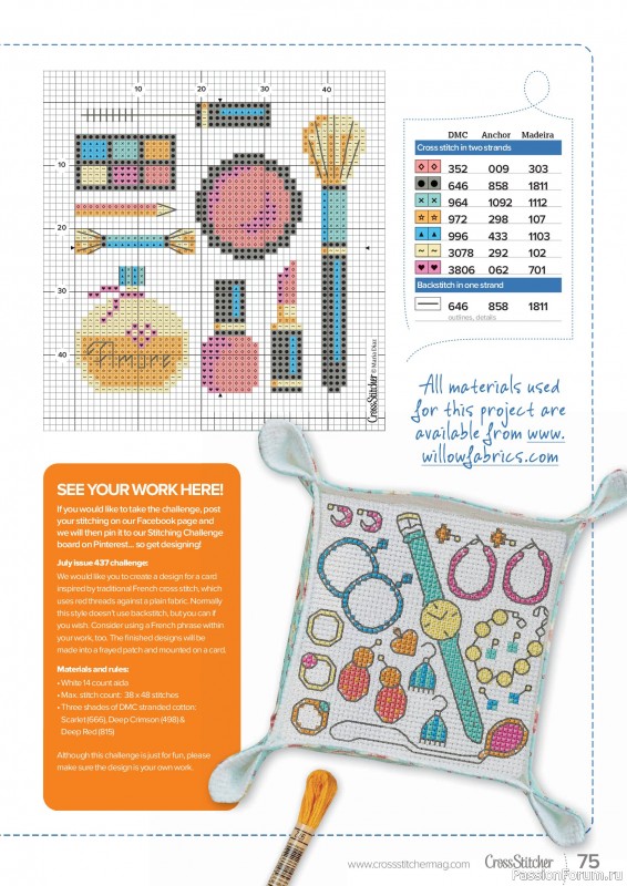 Коллекция вышивки в журнале &laquo;CrossStitcher №435 2026&raquo;