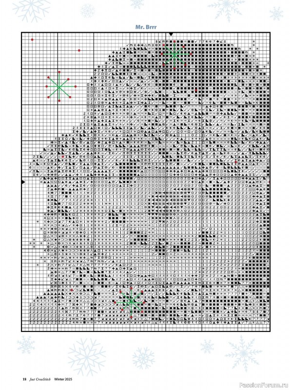 Коллекция вышивки в журнале «Just CrossStitch - Winter 2025»