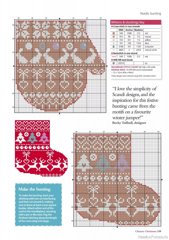 Коллекция вышивки в журнале «Ultimate Crossstitch Christmas №7 2025»