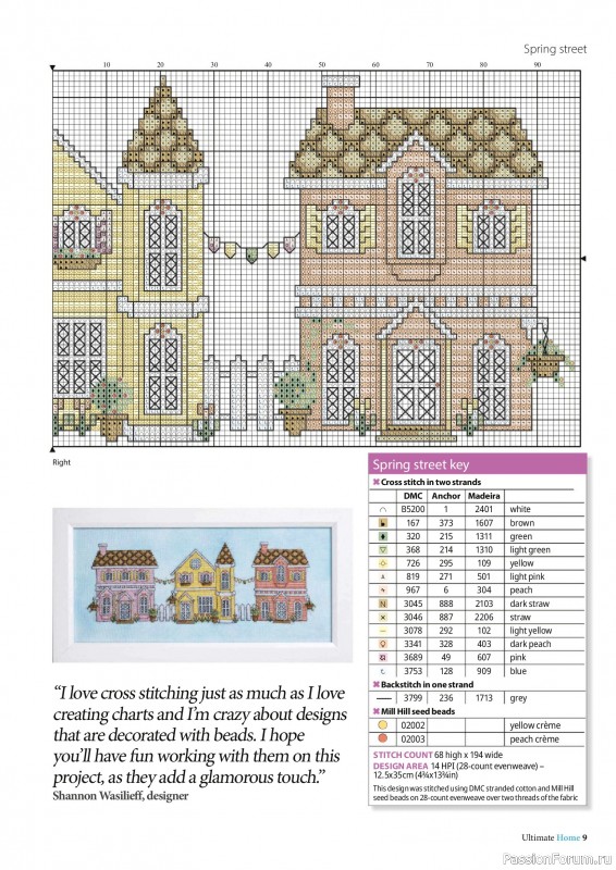 Коллекция вышивки в журнале &laquo;Ultimate CrossStitch &ndash; Home 2026&raquo;