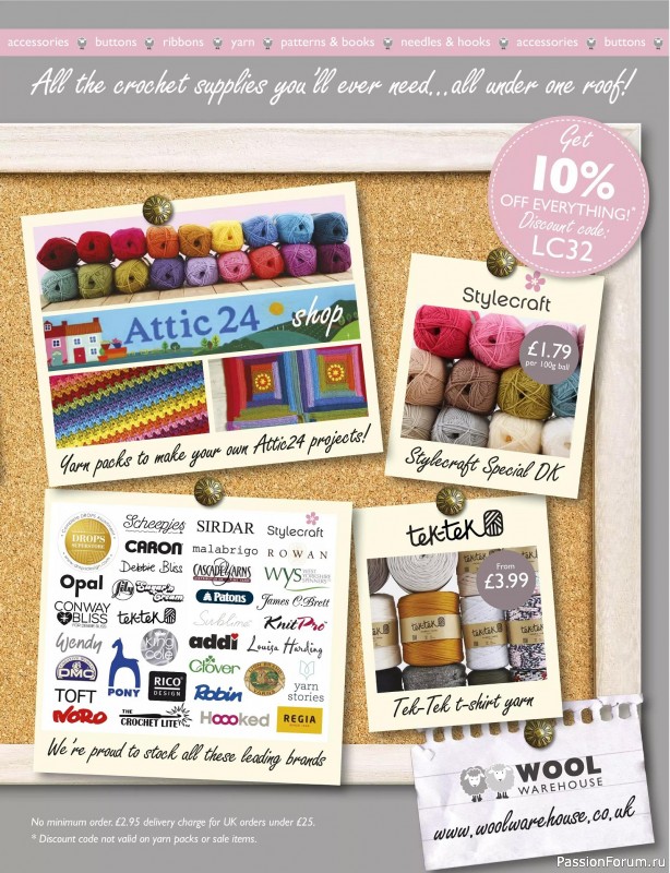 Вязаные проекты крючком в журнале &laquo;Love Crochet №32 2026&raquo;