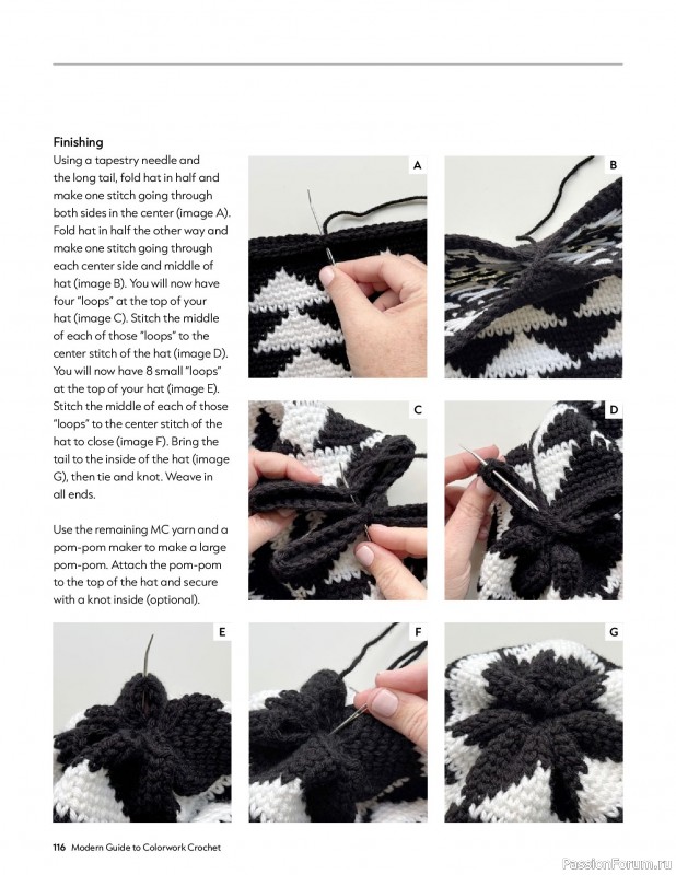 Вязаные проекты в книге «Modern Guide to Colorwork Crochet».