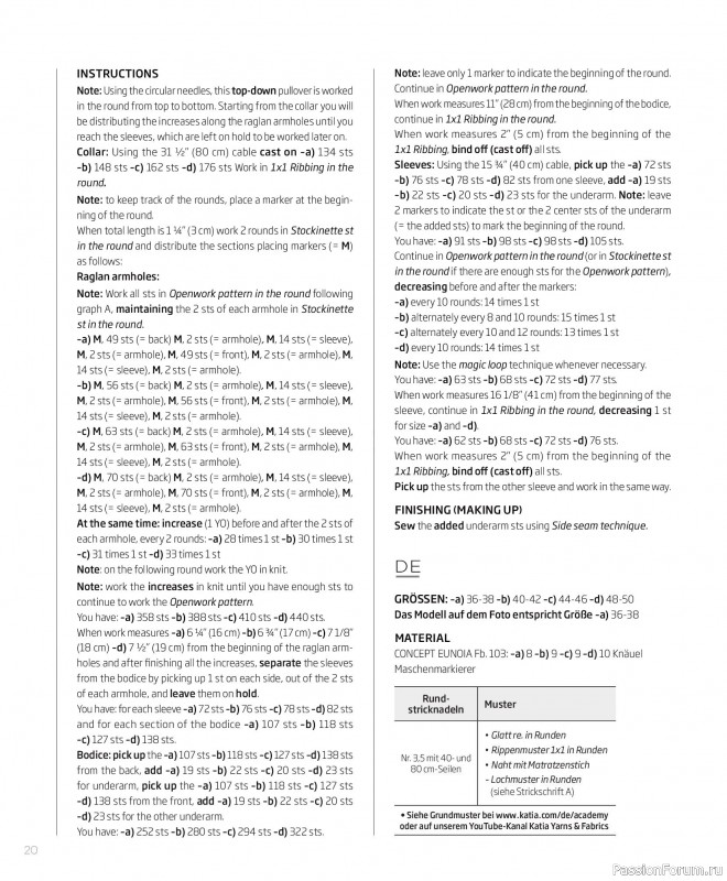 Вязаные проекты в журнале «Concept by Katia All Seasons №7 2026». Часть 1
