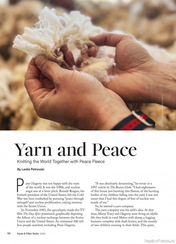 Вязаные проекты в журнале «Farm & Fiber Knits - Fall 2025»