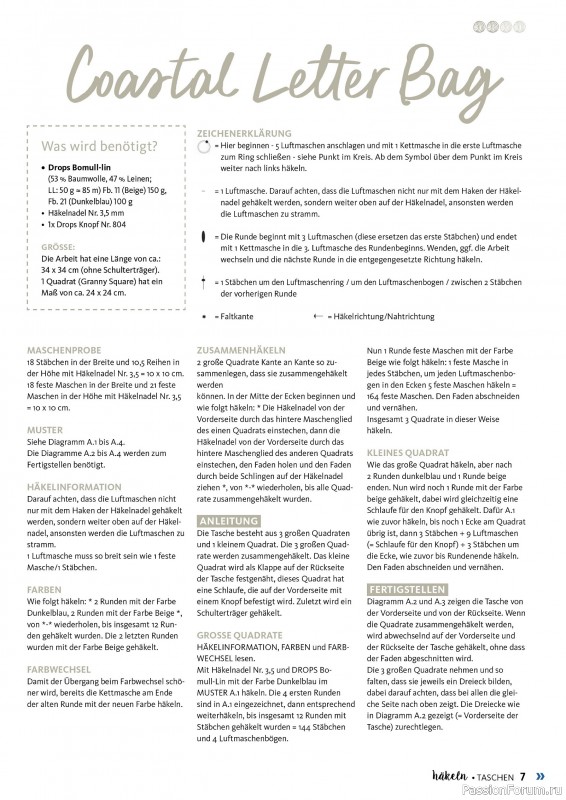 Вязаные проекты в журнале &laquo;Hakeln Spezial №2 2026 - Taschen&raquo;