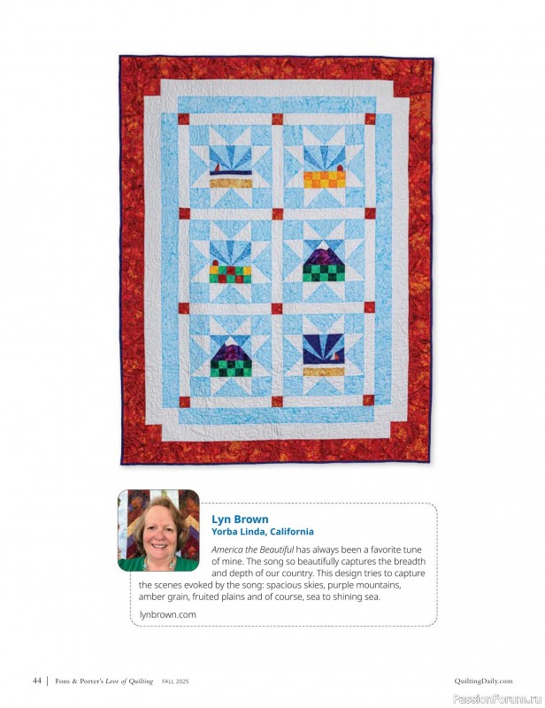 Коллекция проектов для рукодельниц в журнале «Fons & Porter’s Love Of Quilting - Fall 2025»
