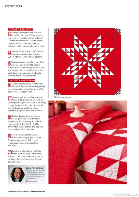 Коллекция проектов для рукодельниц в журнале «Love Patchwork & Quilting №155 2025»
