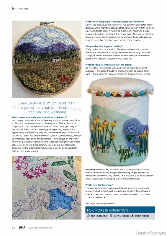 Коллекция проектов для рукодельниц в журнале «Stitch Magazine №160 2026»