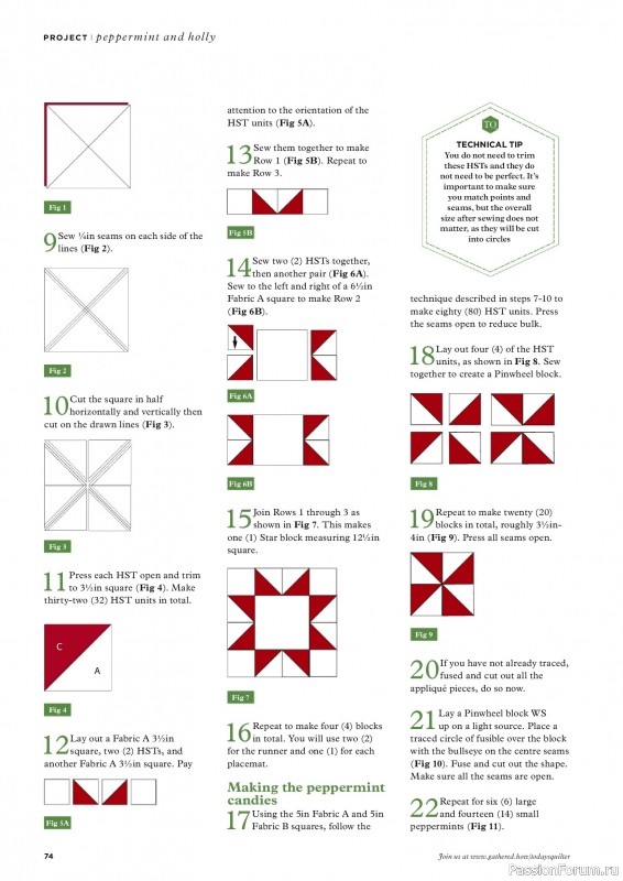 Коллекция проектов для рукодельниц в журнале «Todays Quilter №133 2025»