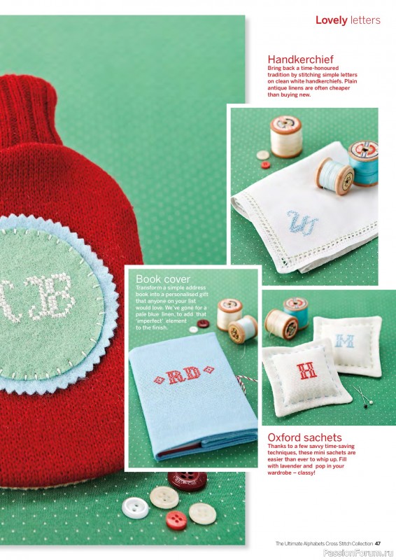 Коллекция вышивки в журнале «Cross Stitch Collection - The Ultimate Alphabets 2026»