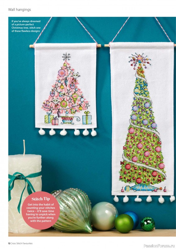 Коллекция вышивки в журнале «Cross Stitch Favourites - Christmas 2023»