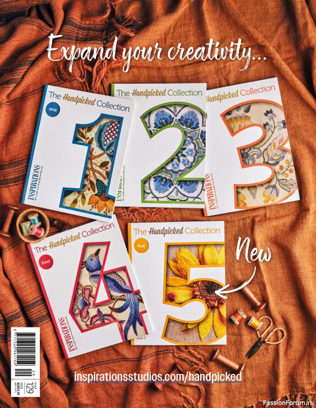Коллекция вышивки в журнале &laquo;Inspirations №129 2026&raquo;