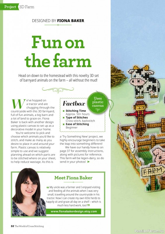 Коллекция вышивки в журнале &laquo;The World of Cross Stitching №372 2026&raquo;