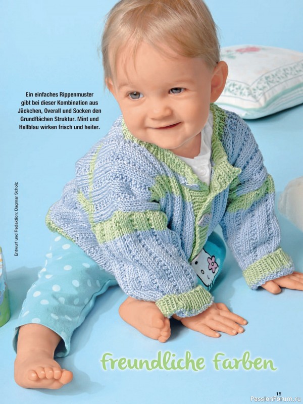 Вязаные модели для детей в журнале «Baby Strick №3 2025»