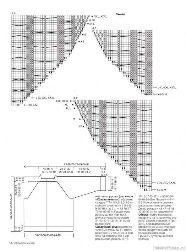 Вязаные модели в журнале «Creazion №4 2025»
