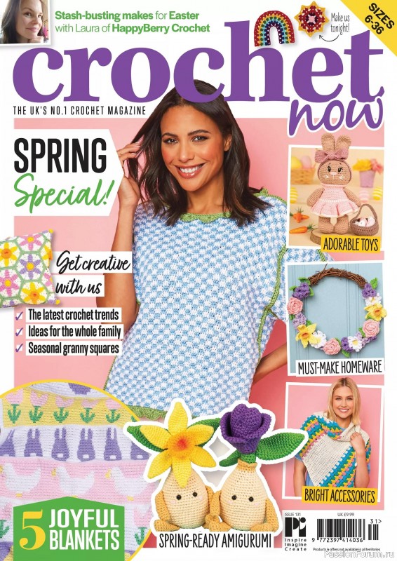 Вязаные проекты крючком в журнале &laquo;Crochet Now №131 2026&raquo;