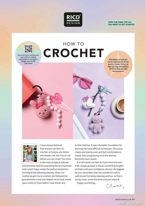 Вязаные проекты крючком в журнале &laquo;Inside Crochet №186 2026&raquo;