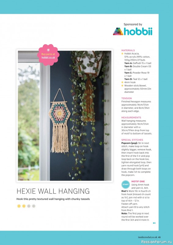 Вязаные проекты крючком в журнале &laquo;Inside Crochet №189 2026&raquo;