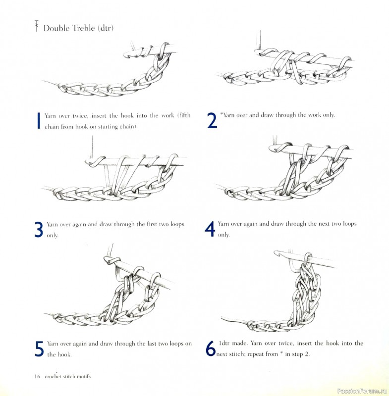 Вязаные проекты в книге &laquo;Crochet Stitch Motifs&raquo;.