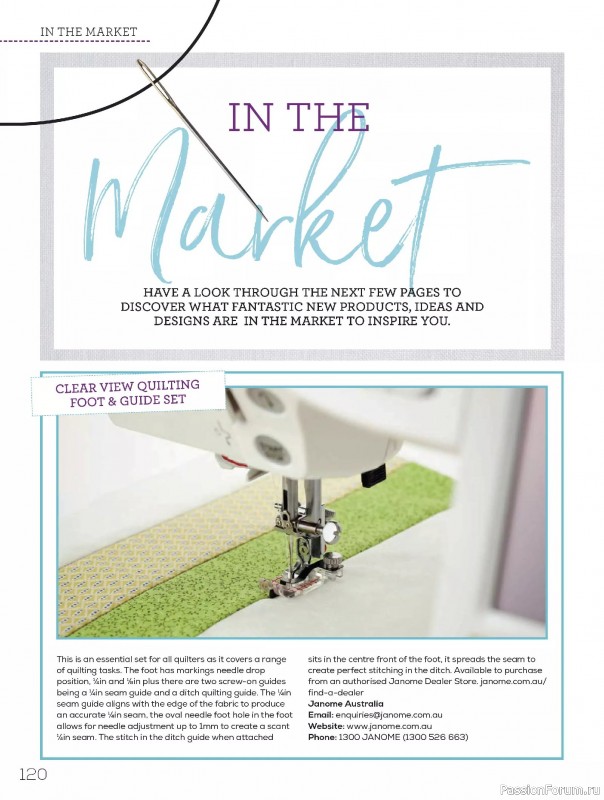 Коллекция проектов для рукодельниц в журнале «Quilters Companion №136 2025»