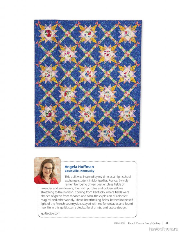 Коллекция проектов в журнале &laquo;Fons & Porter's Love of Quilting - Spring 2026&raquo;