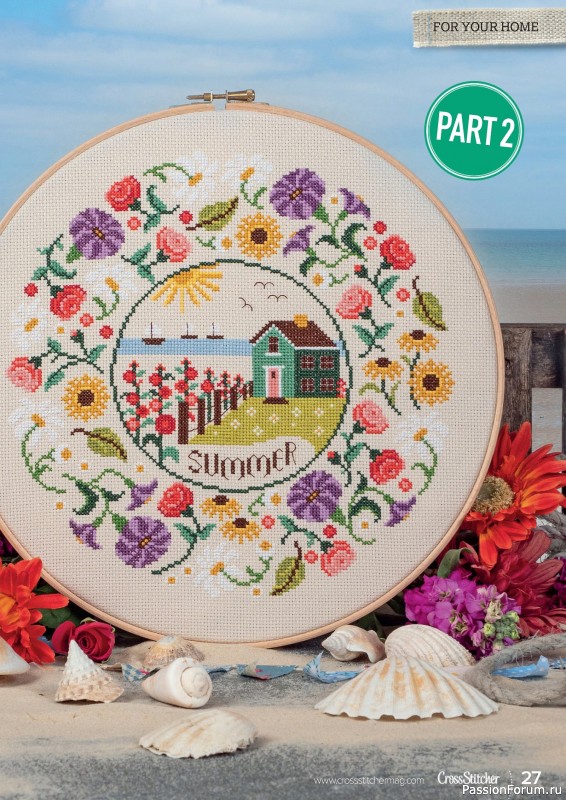 Коллекция вышивки в журнале «CrossStitcher №409 2024»