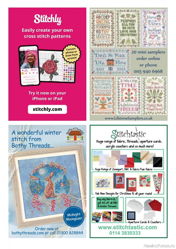 Коллекция вышивки в журнале «CrossStitcher №430 2025»