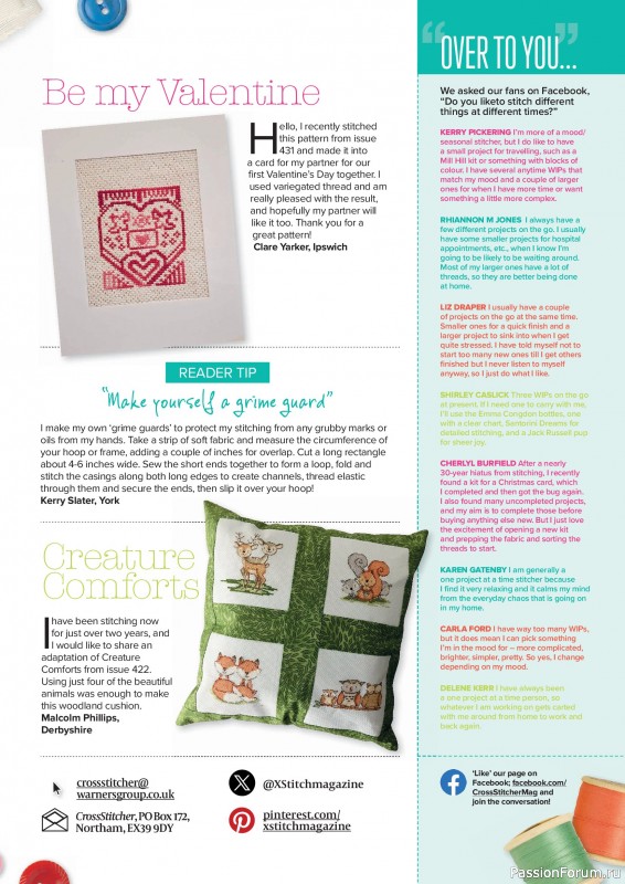 Коллекция вышивки в журнале &laquo;CrossStitcher №434 2026&raquo;