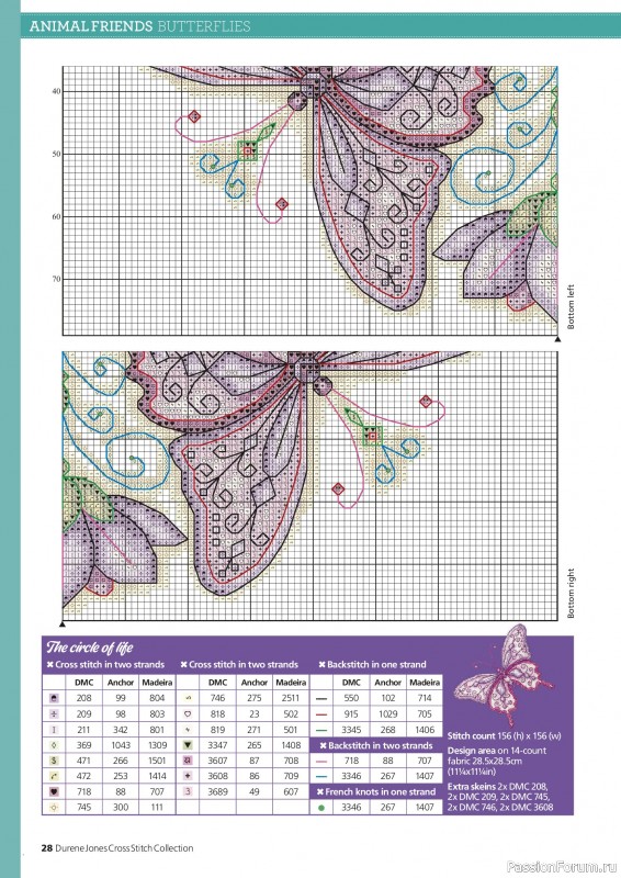 Коллекция вышивки в журнале &laquo;Ultimate Cross Stitch Collection - Durene Jones 2026&raquo;. Часть 1