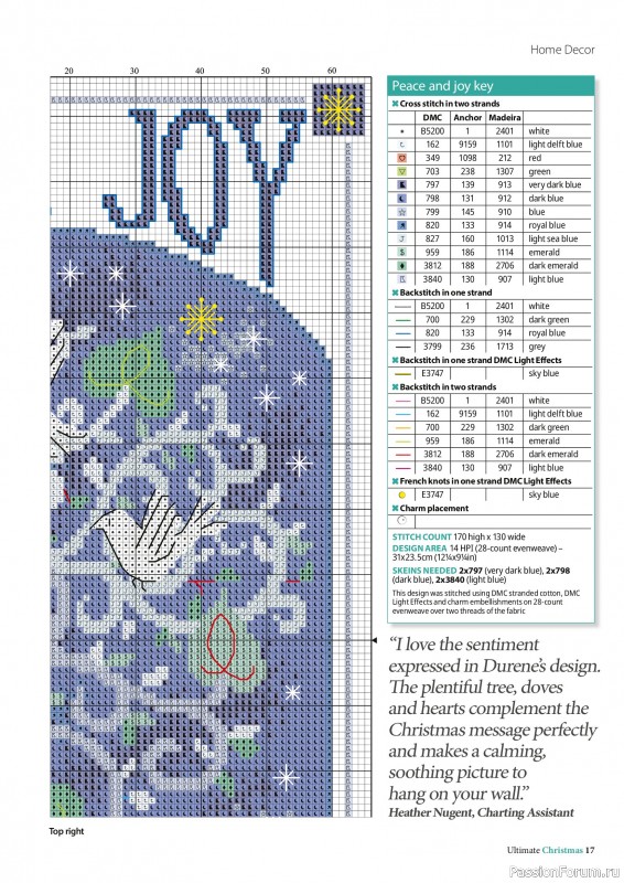 Коллекция вышивки в журнале «Ultimate CrossStitch – Christmas 2026»