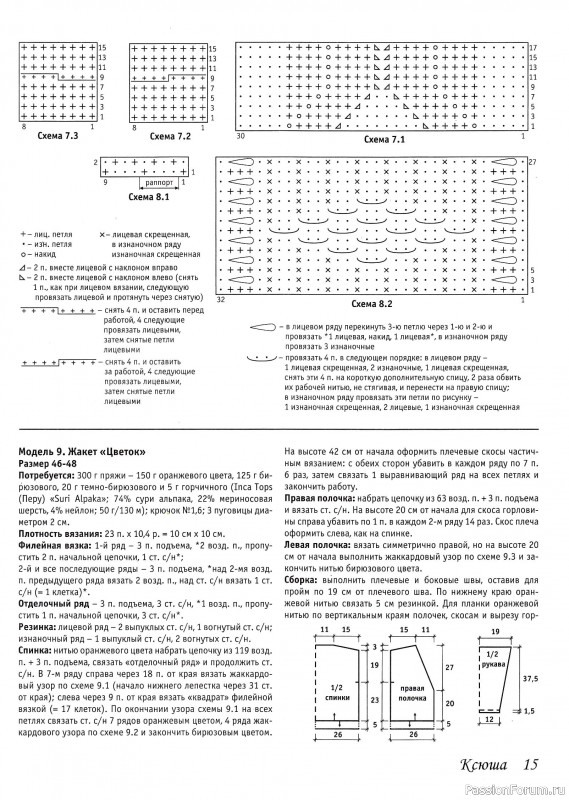 Вязаные модели в журнале &laquo;Ксюша. Для тех, кто вяжет №11 2021&raquo;