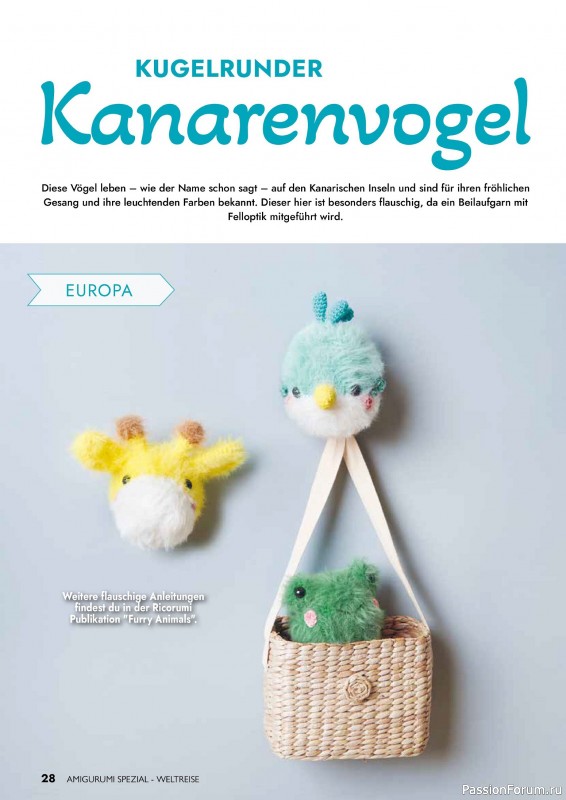 Вязаные проекты крючком в журнале &laquo;Amigurumi Spezial №3 2026&raquo;