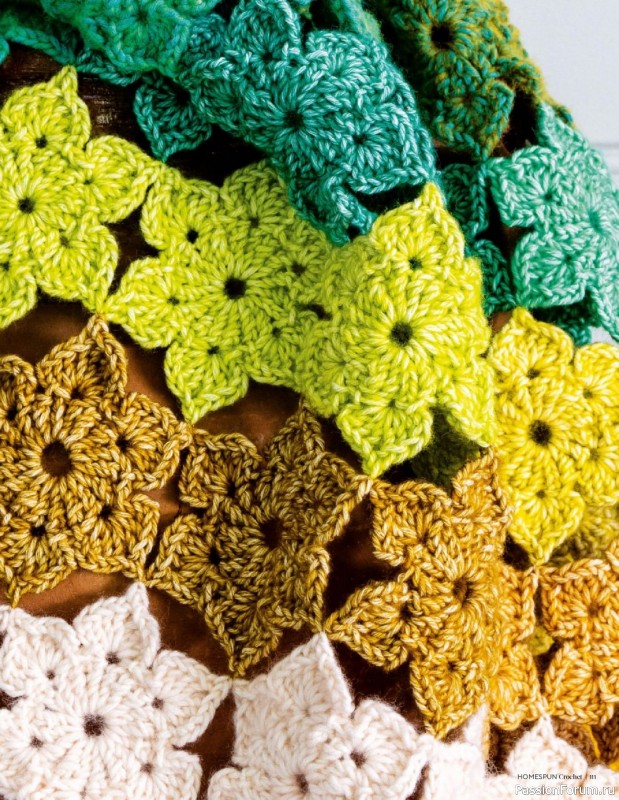 Вязаные проекты крючком в журнале «Homespun Crochet №5 2023»