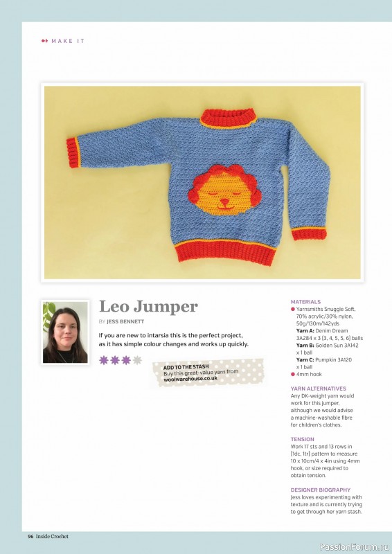 Вязаные проекты крючком в журнале &laquo;Inside Crochet №185 2025&raquo;