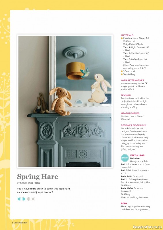 Вязаные проекты крючком в журнале &laquo;Inside Crochet №187 2026&raquo;