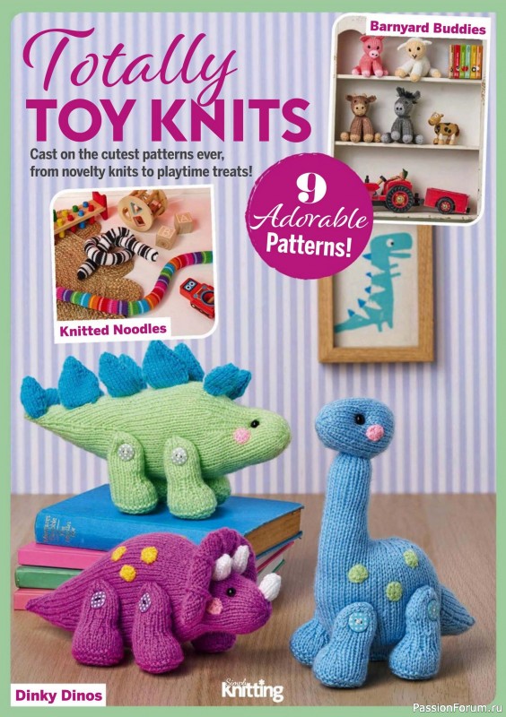 Вязаные проекты крючком в журнале «Simply Knitting №268 2025»
