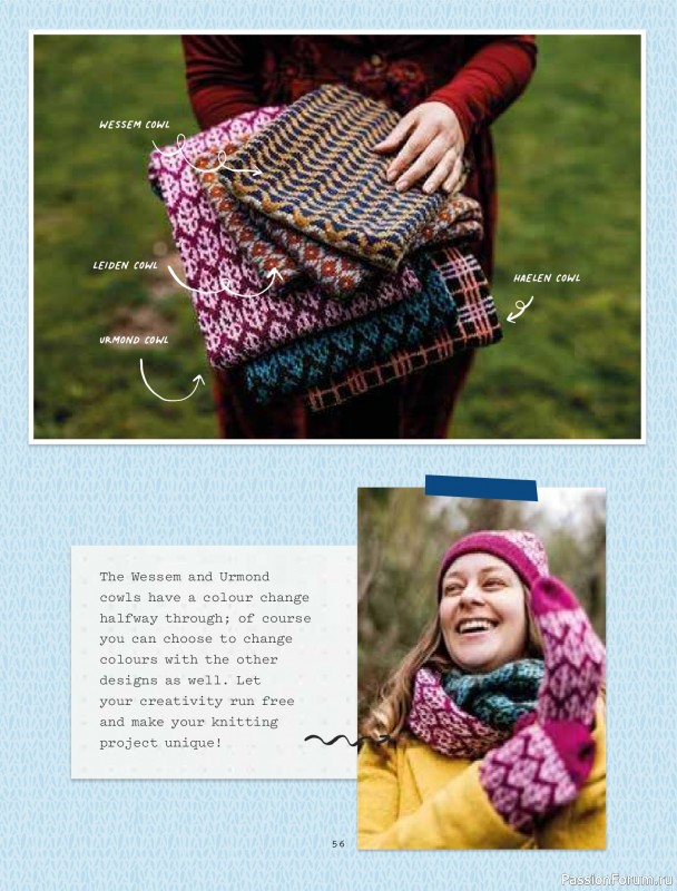 Вязаные проекты в книге &laquo;Colorwork Knitting from Head to Toe&raquo;.