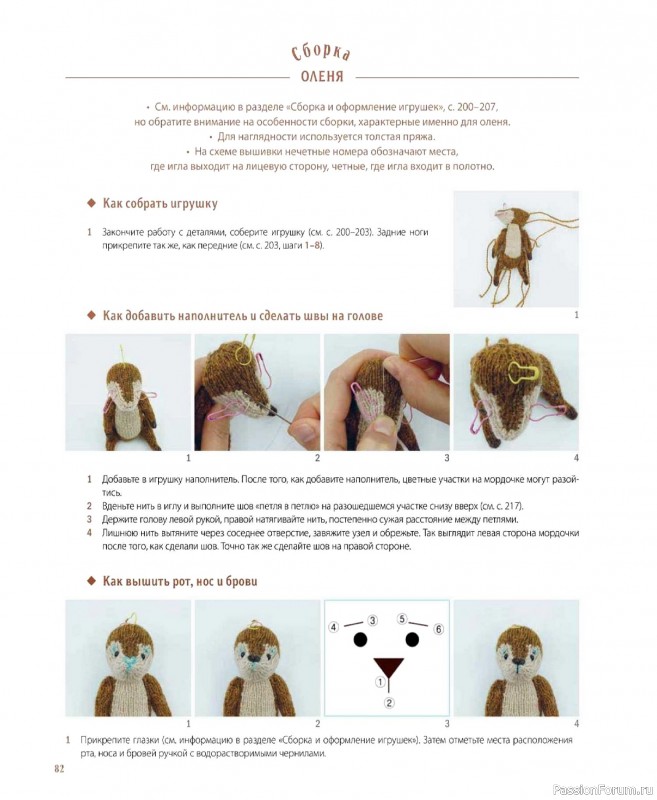 Вязаные проекты в книге &laquo;Шарнирные игрушки на спицах&raquo;.