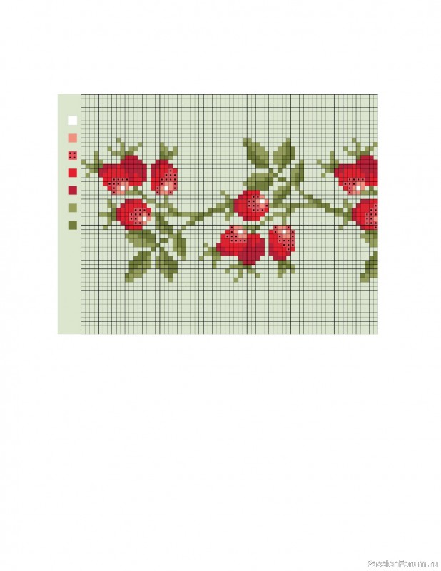 Вязаные проекты в книге &laquo;Вышиваем крестом скатерти, салфетки, рушники&raquo;. Часть 2