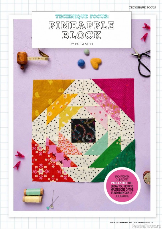 Коллекция проектов для рукодельниц в журнале «Love Patchwork & Quilting №153 2025»