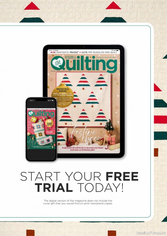 Коллекция проектов для рукодельниц в журнале «Love Patchwork & Quilting №156 2025»