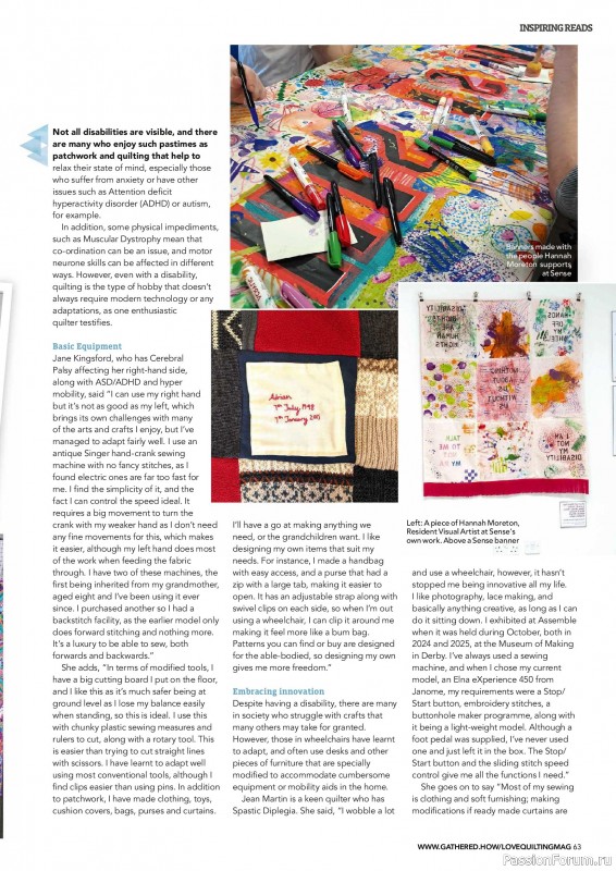 Коллекция проектов для рукодельниц в журнале &laquo;Love Patchwork & Quilting №164 2026&raquo;