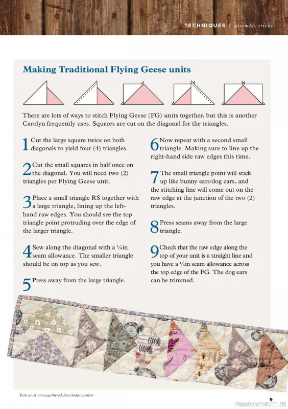 Коллекция проектов для рукодельниц в журнале «Todays Quilter №135 2025»