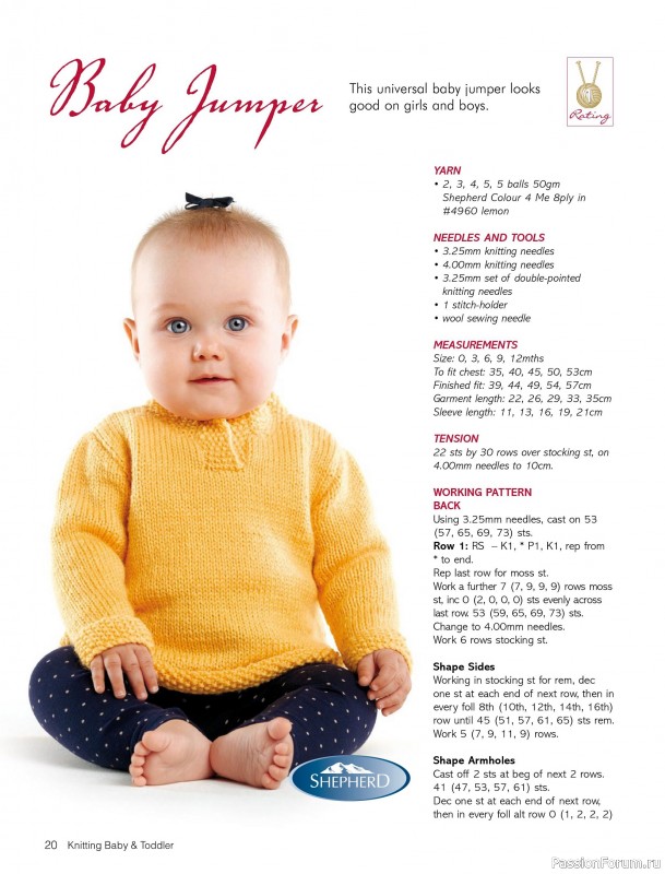 Вязаные модели для детей в журнале «Knitting Baby & Beyond №7 2025»