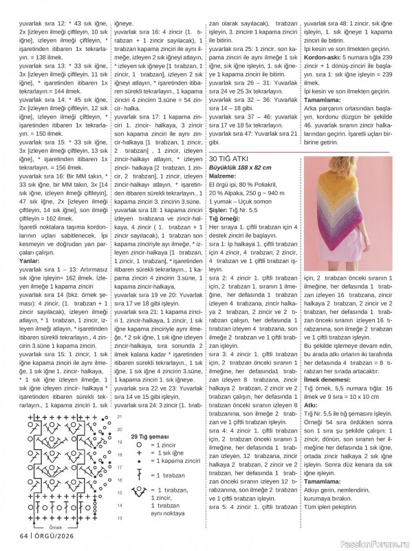 Вязаные модели в журнале &laquo;Burda Orgu №1 2026&raquo;