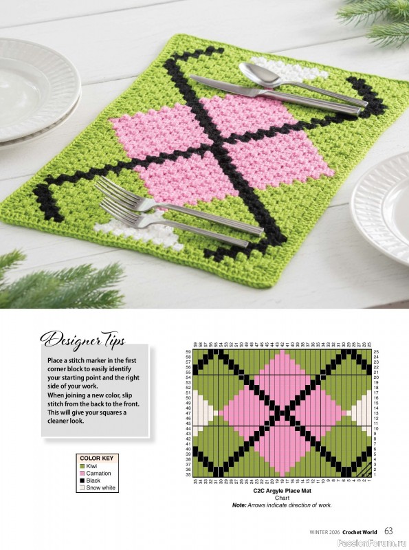 Вязаные проекты крючком в журнале &laquo;Crochet World - Winter 2026&raquo;